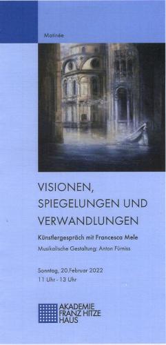 Künstlergespräch mit Francesca Mele Münster