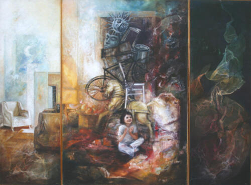 Francesca Mele, Héritage, trittico, 2002