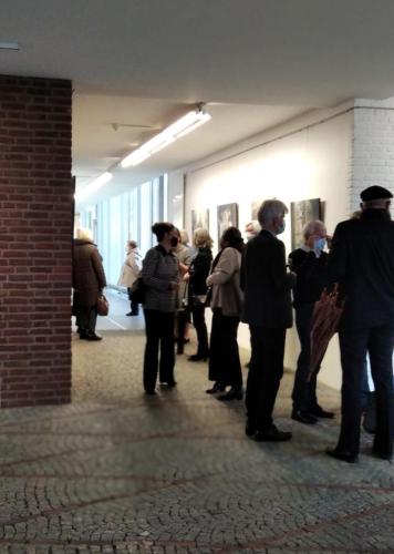 Vernice personale di pittura di Francesca Mele "Visionen Spiegelungen und Verwandlungen" Akademie Franz Hitze Haus, Münster